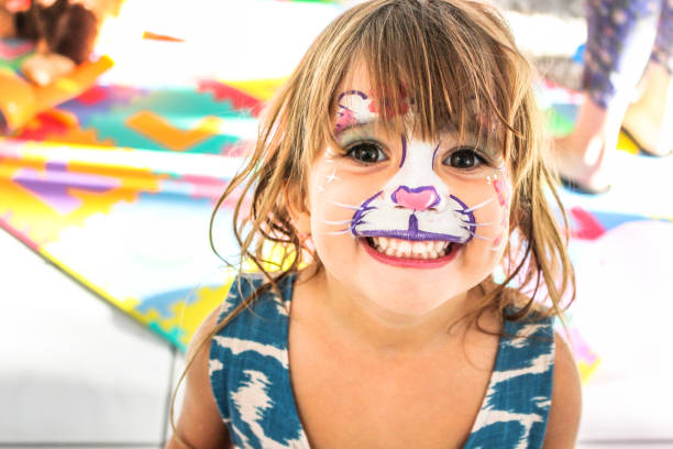 Face painting example: Cat Face
